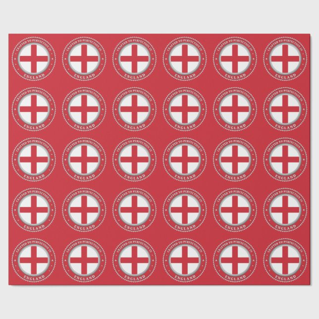 Papel De Presente Feito Em Perfeição Na Inglaterra (Barra)
