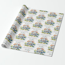 Felicidade de Nova Casa Aquarela Personalizada