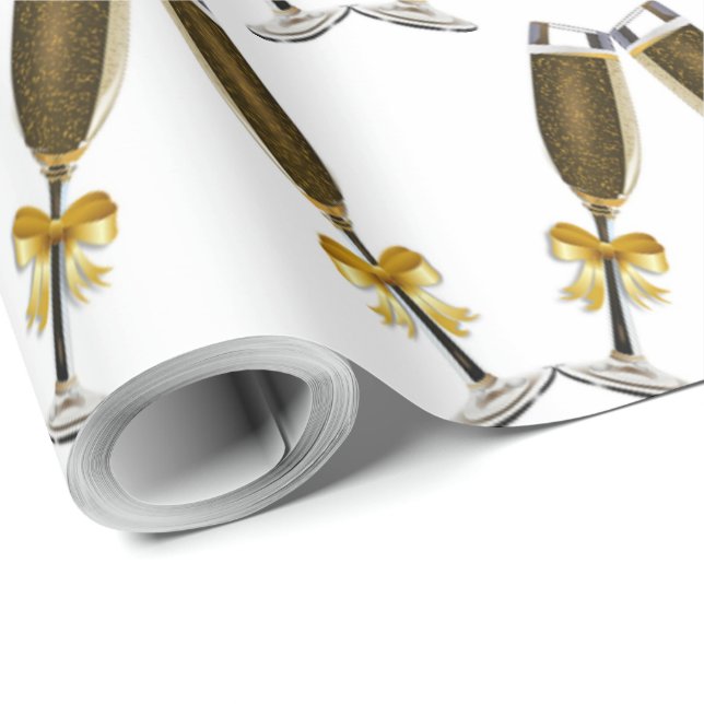 PAPEL DE PRESENTE FELICIDADES (Ponta do rolo)