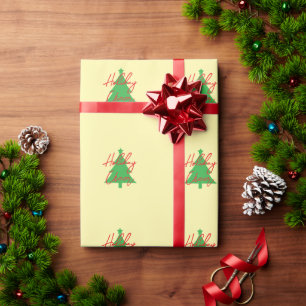 Papel De Presente Félicitações Férias Natal Ano Novo