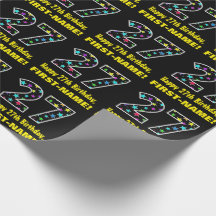 Feliz 27º aniversário, Diversão de Estrelas Colori