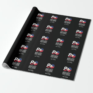 Papel De Presente Feliz 80 Birthday Tatay Digong Free Duterte
