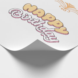 PAPEL DE PRESENTE FELIZ ANIVERSÁRIO 