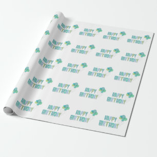 Papel De Presente Feliz aniversário