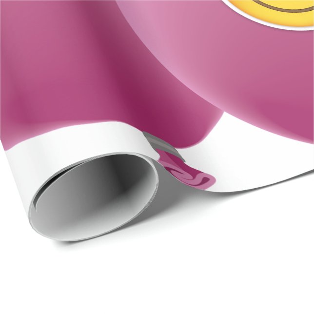 Papel De Presente Feliz aniversario (Ponta do rolo)