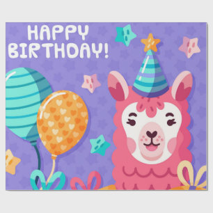 Papel De Presente Feliz aniversário