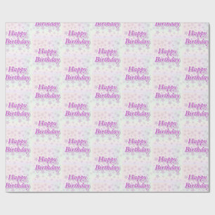 Papel De Presente Feliz aniversário!