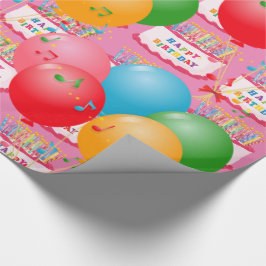 Papel De Presente Feliz aniversário!