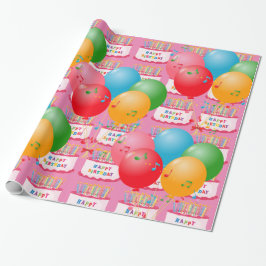 Papel De Presente Feliz aniversário!