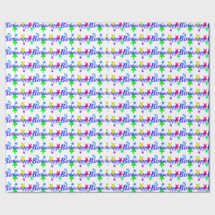 Papel De Presente Feliz aniversario