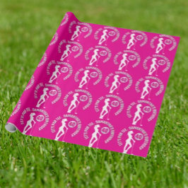 Papel De Presente Feliz Aniversário à Nossa Golfer LADY Favorita