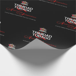 Papel De Presente Feliz Aniversário da Independência T&T