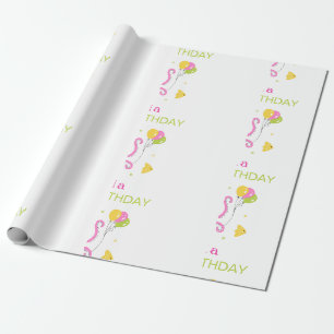 Papel De Presente Feliz aniversário de polvos