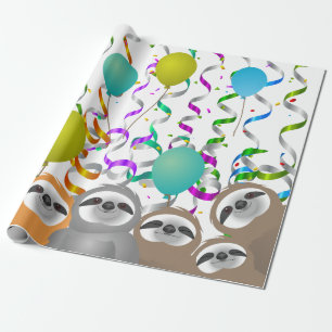 Papel De Presente Feliz Aniversário Festas de Lútero