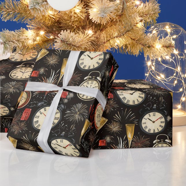 Papel De Presente Feliz ano novo (Feriados)