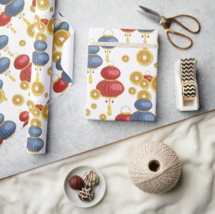 Papel De Presente Feliz ano novo Chinses