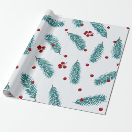 Papel De Presente Feliz Berry Natal