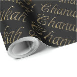 Papel De Presente Feliz Chanukah Hanukkah Lâmpada Menorah Luzes<br><div class="desc">Feliz Chanukah Hanukkah Lâmpada Menorah acende velas Chanukah Festival de Luzes Dando Papel de Embraiamento</div>