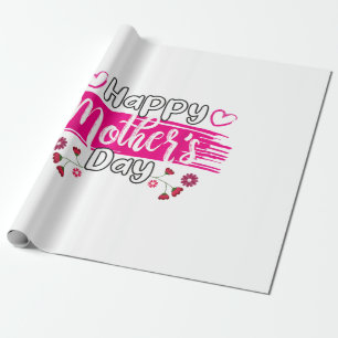Papel De Presente Feliz Dia de as mães 2025 Tshirt para Mulheres Mãe