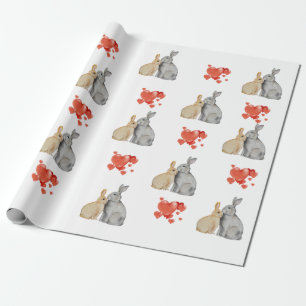 Papel De Presente Feliz dia de os namorados de cacholês