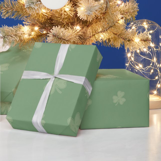 Papel De Presente Feliz Dia de São Patrício (Feriados)