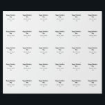 Papel De Presente Feliz dia dos namorados adicione nome data simples<br><div class="desc">projeto</div>