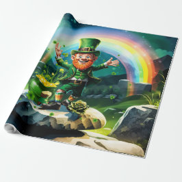 Papel De Presente Feliz duende