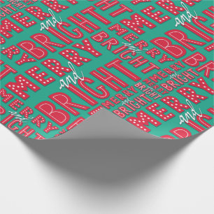 Papel De Presente Feliz e Brilho