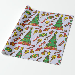 Papel De Presente Feliz e Brilho