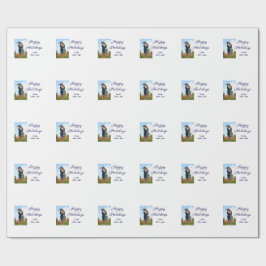 Papel De Presente Feliz feriado pai filho presentes de Natal