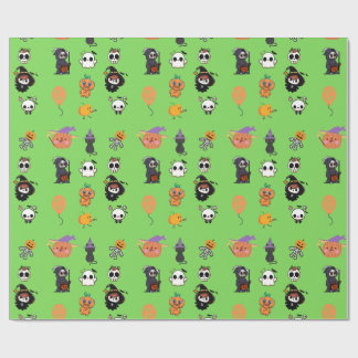 Papel De Presente Feliz Halloween
