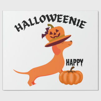 Papel De Presente Feliz Halloweenie Harley