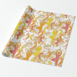 Papel De Presente Feliz Joga Girls