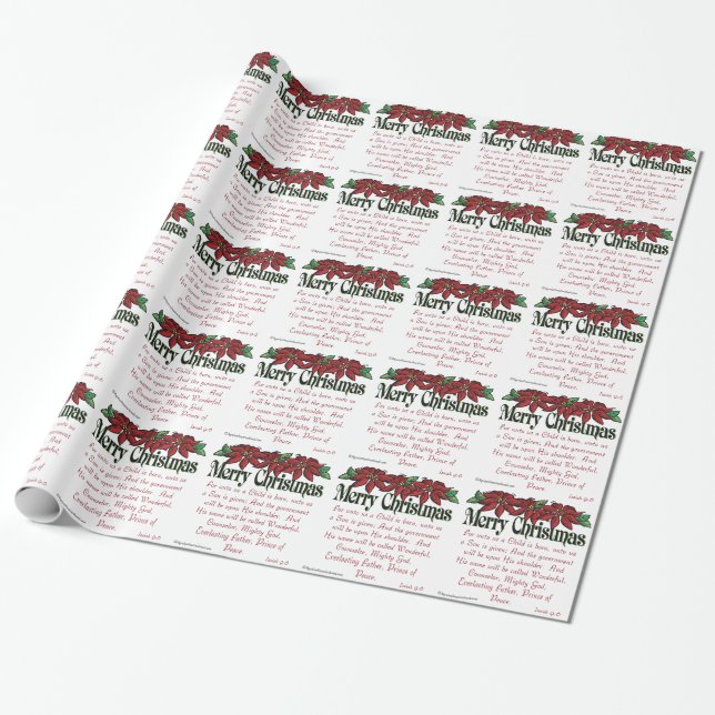 Papel De Presente Feliz Natal (Desenrolado)