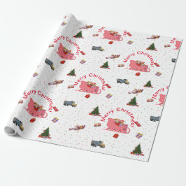 Papel De Presente Feliz Natal