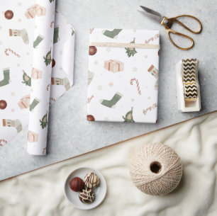Papel De Presente Feliz Natal - Apresenta Presente Feriado