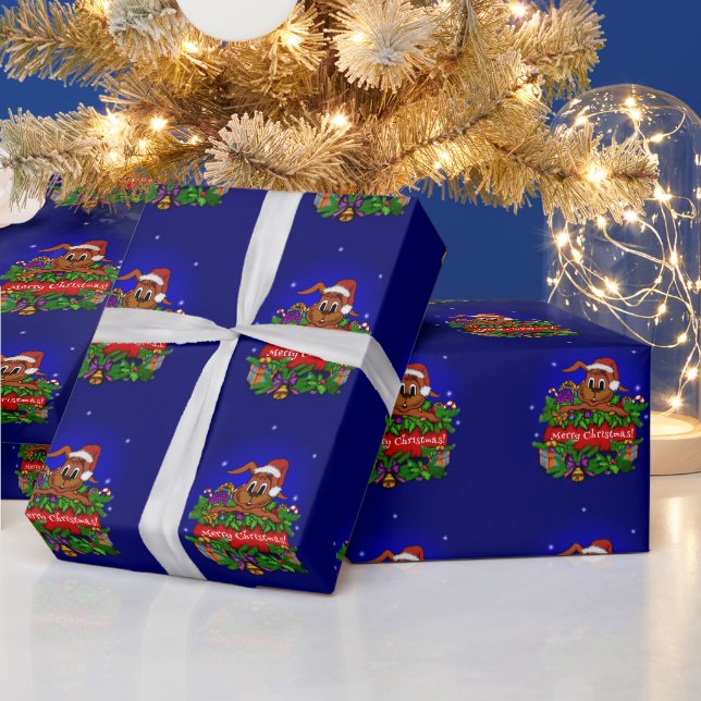 Papel De Presente Feliz Natal com Natal (Feriados)