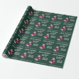 Papel De Presente Feliz Natal! CONTINUE DANÇANDO