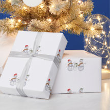 Feliz Natal da Família Snowmen