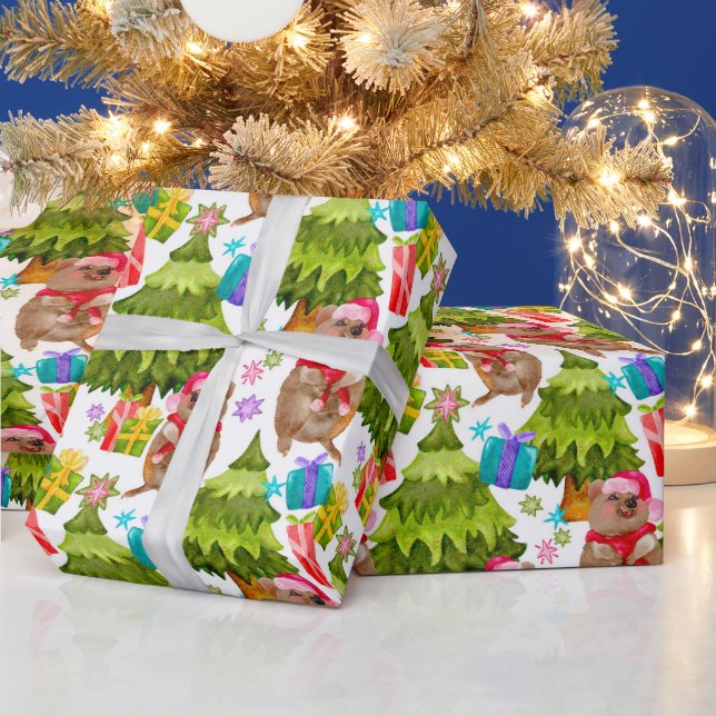 Papel De Presente Feliz Natal da Quokka (Feriados)