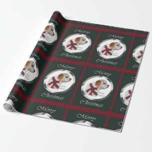 Papel De Presente Feliz Natal do Spaniel de Clumber