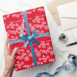 Papel De Presente Feliz Natal e Feliz ano novo
