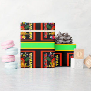 Papel De Presente Feliz Natal e um Feliz ano novo