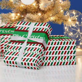 Papel De Presente Feliz Natal Elegante e moderno personalização