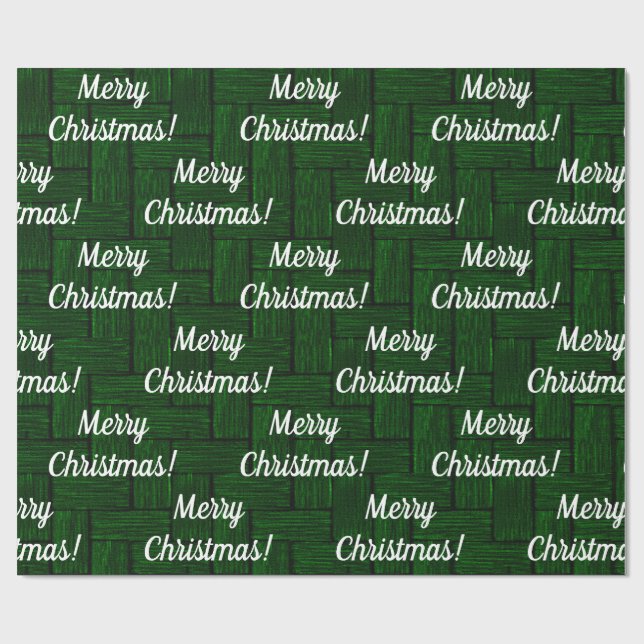 Papel De Presente Feliz Natal Emerald Wrappaper (Aberto)