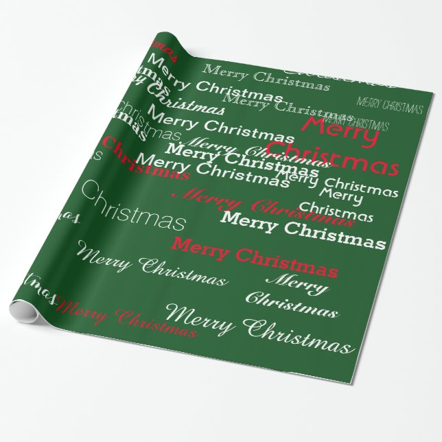 Papel De Presente Feliz Natal / Feriados Felizes (Desenrolado)