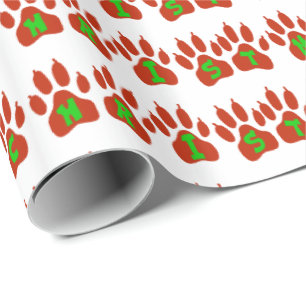 Papel De Presente Feliz Natal Impressões de presentes