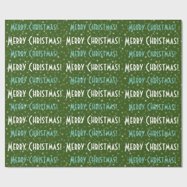Papel De Presente Feliz Natal - Livro Verde das Estrelas Verdes (Aberto)