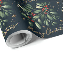 Feliz Natal Mistletoe Wreath