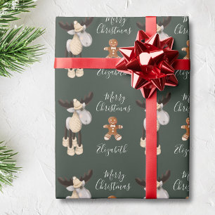 Papel De Presente Feliz Natal para Mães de Natal Personalizado